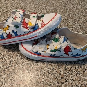Converse dinosaur sneakers toddler size 10